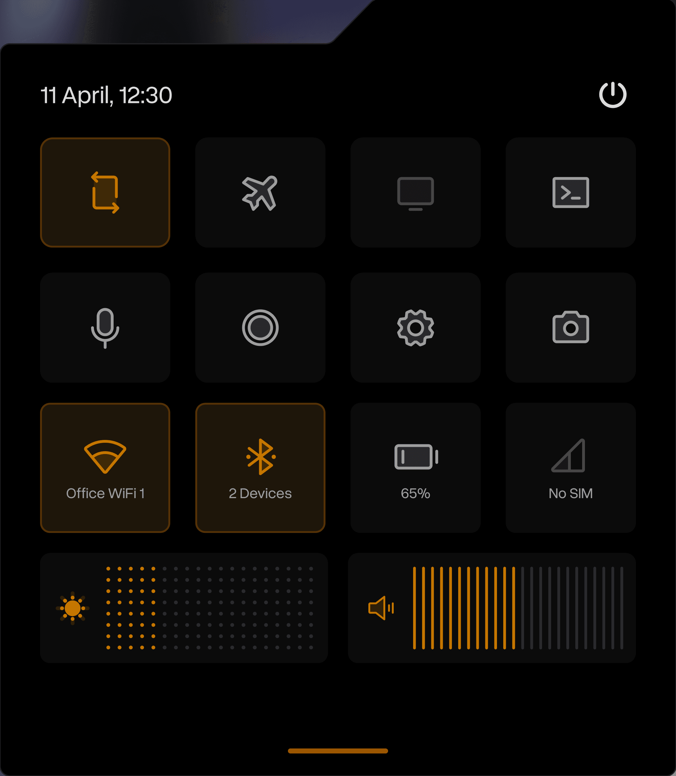Settings Grid